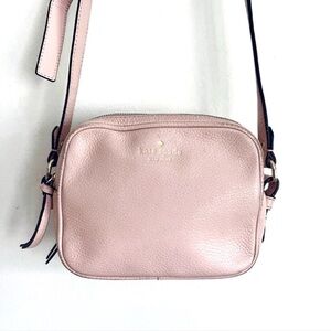 Kate Spade Mulberry Street Pebble Leather Mini Crossbody Bag In Tutu Pastel Pink